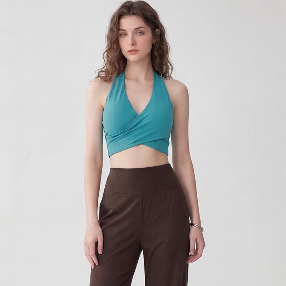 Wirefree Bra Comfort - Sujetador deportivo de yoga sin costuras,